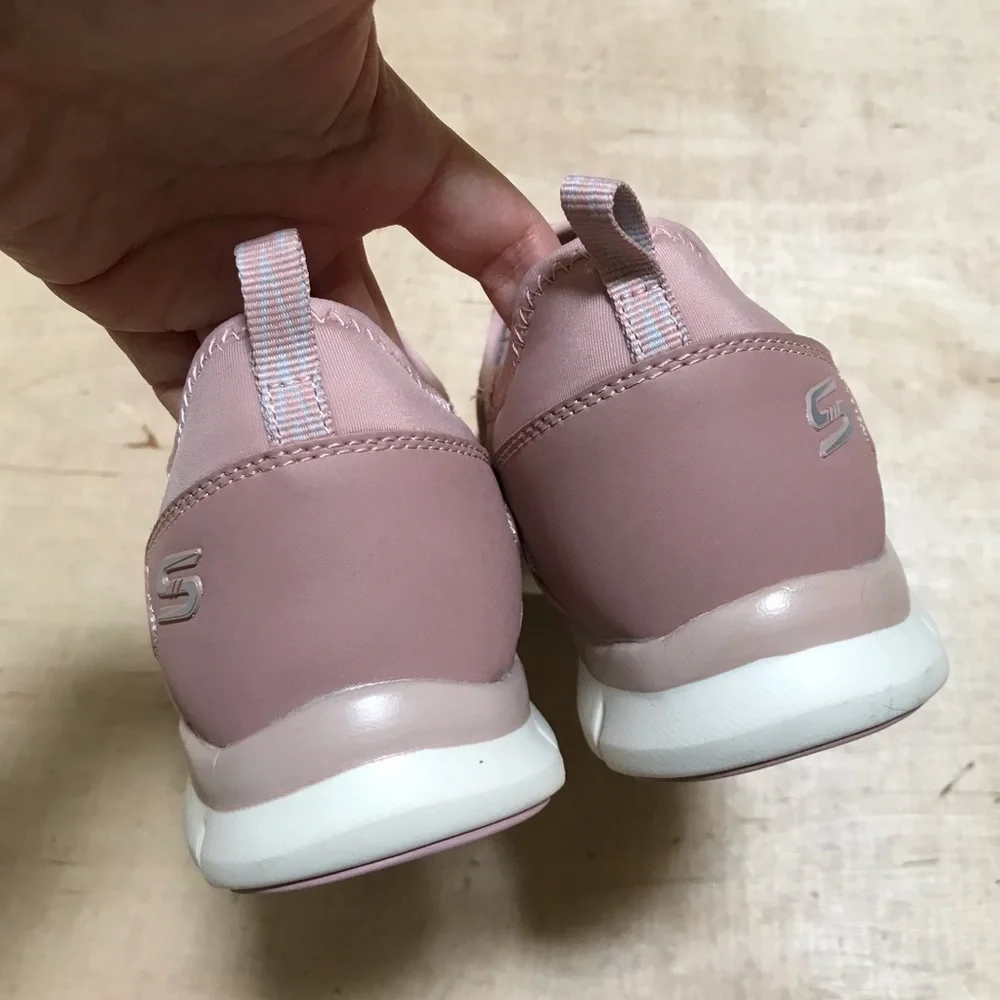 Skechers Memory Foam Ros Pink Slide On size 9